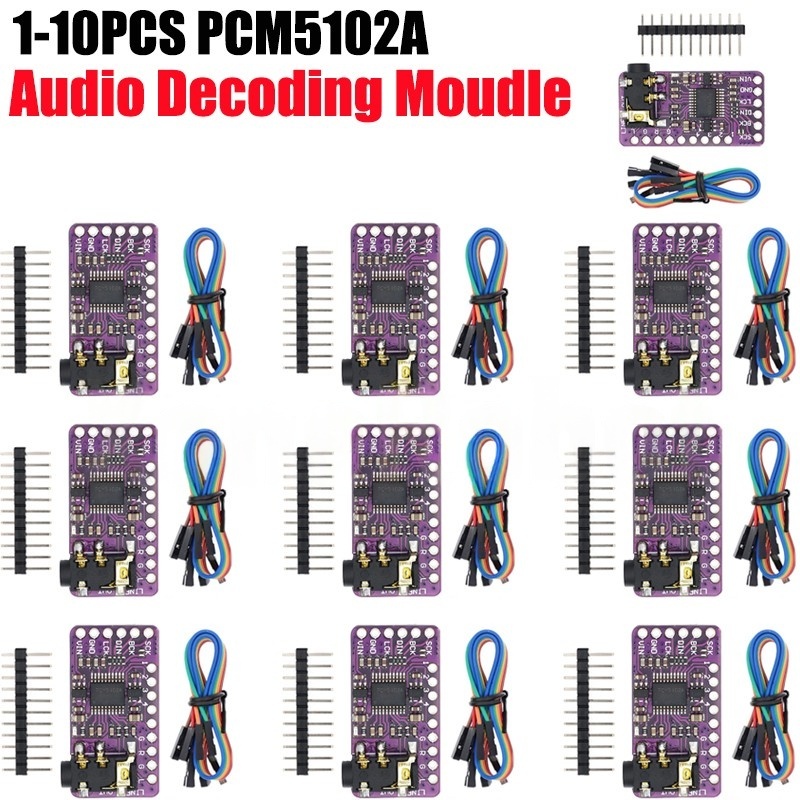 1-10PCS Interface I2S PCM5102A - огляд і ціна Pcm5102