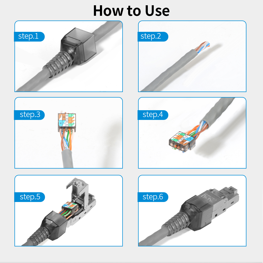 Cat6A/Cat6 Shielded RJ45 Tool- - огляд і ціна Rj45 Jack