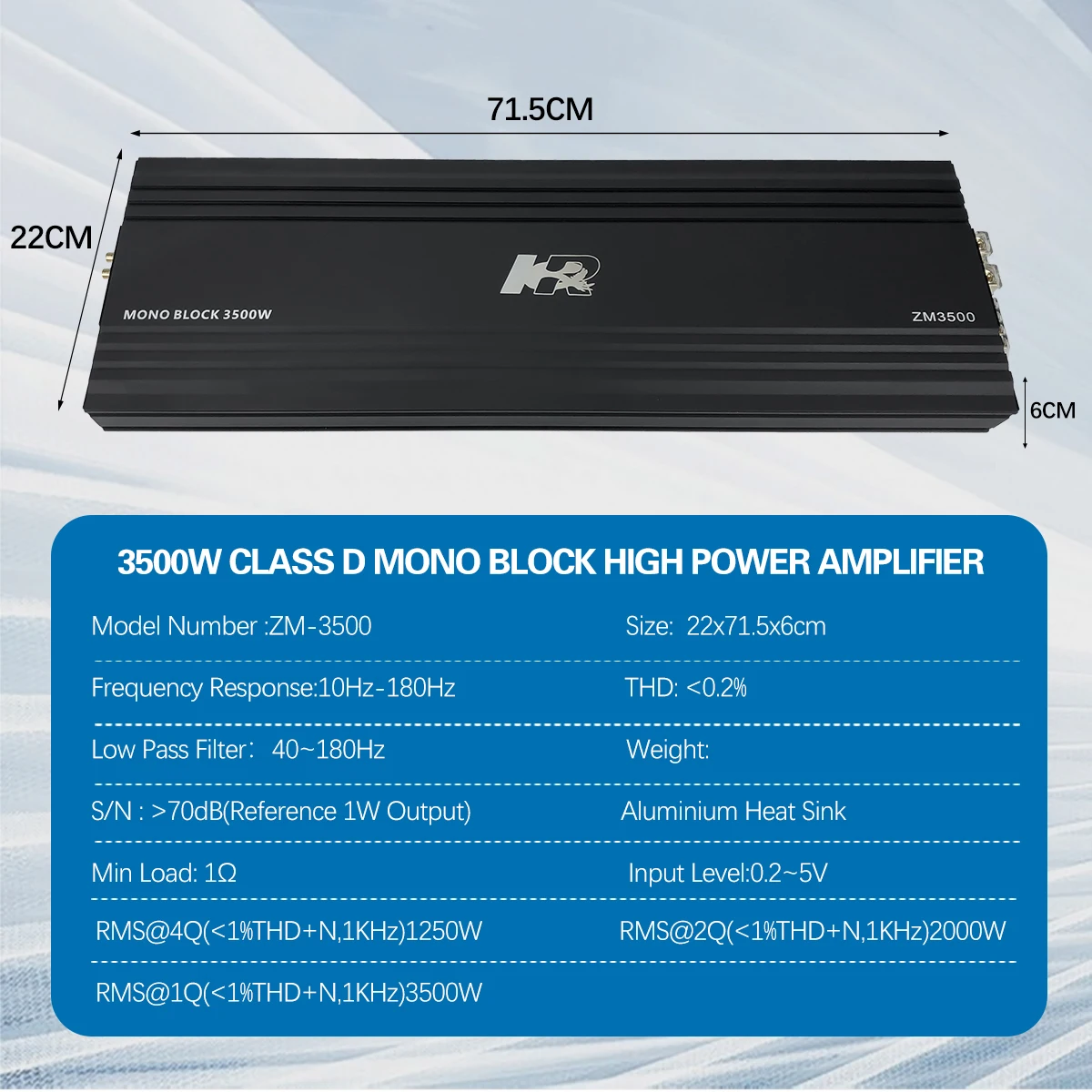 2026 Zeming Audio ZM-3500 Mono - огляд і ціна Class D Amplifier