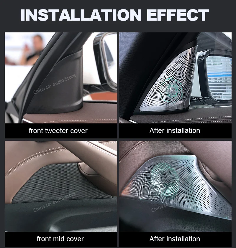 LED Car Speaker Tweeter Cover  - огляд і ціна Tweeter