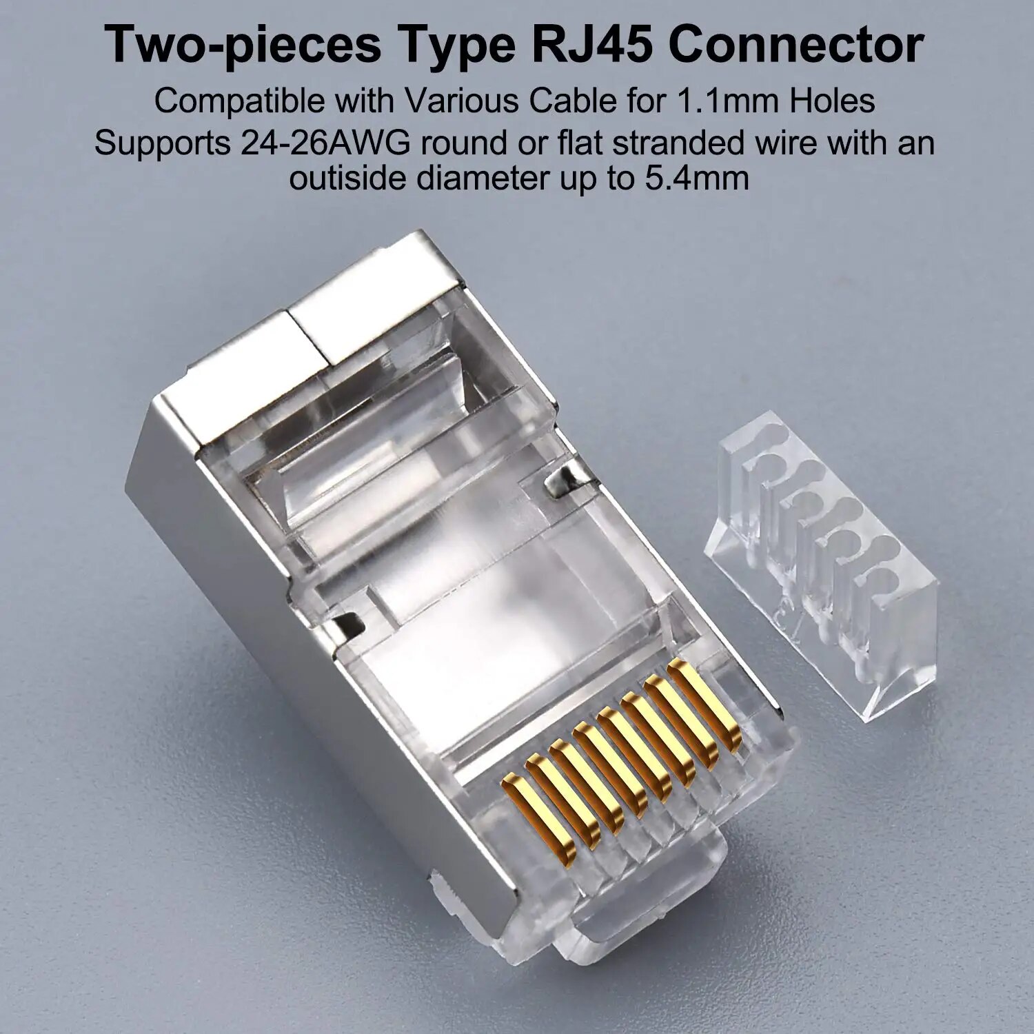 ZoeRax 50pcs Cat6 RJ45 Connect - огляд і ціна Rj45 Jack
