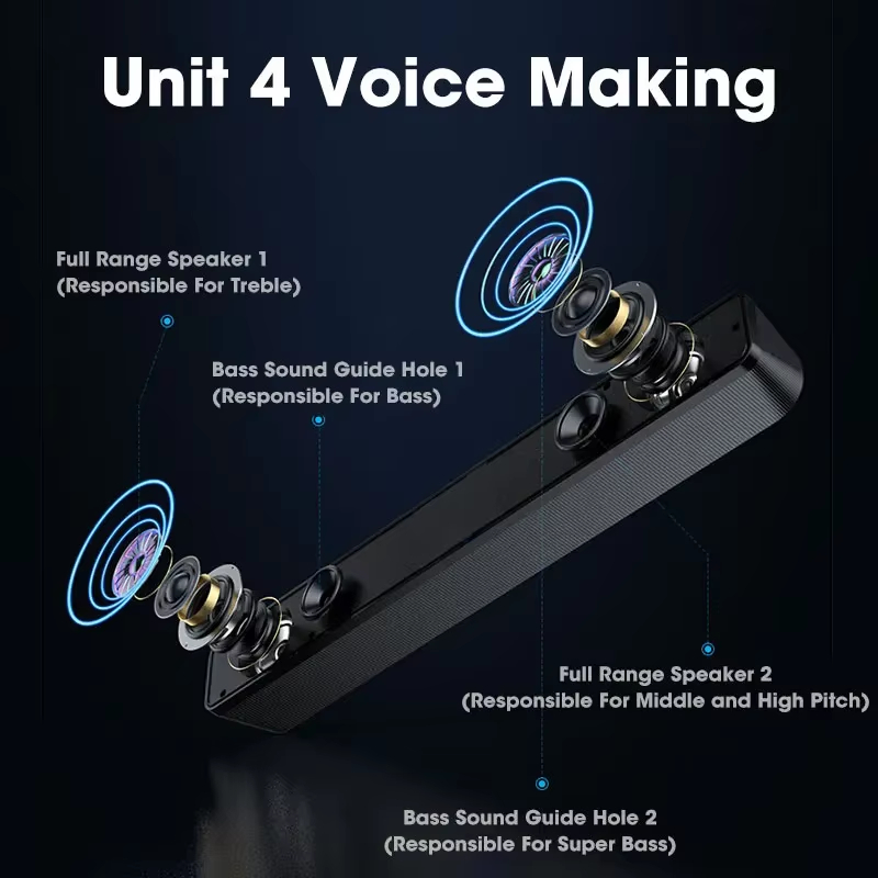 Bluetooth 5.0 4D Surround Soun - огляд і ціна Speaker Driver