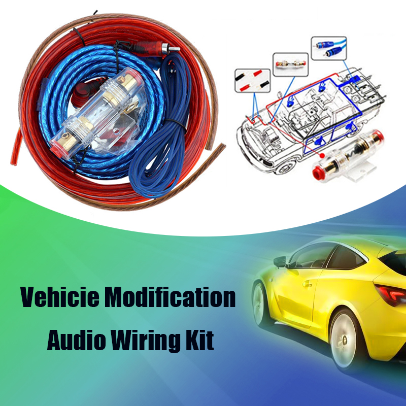 8GA 1500W Car Audio Speaker Wi - огляд і ціна Audio Jumper Wire