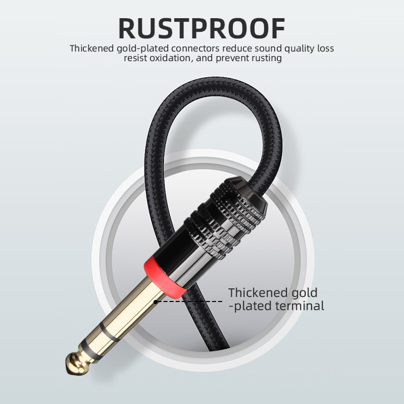 6.35mm TRS Guitar Cable Stereo - огляд і ціна Trs Cable