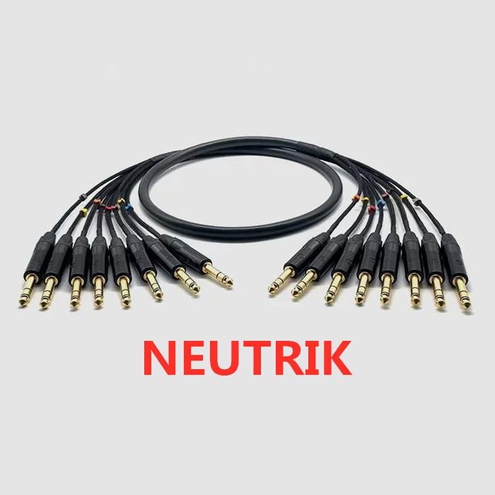 1 meter 11 NEUTRIK 6.35mm TRS  - огляд і ціна Trs Cable
