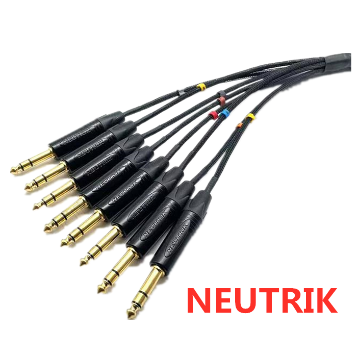 1 meter 11 NEUTRIK 6.35mm TRS  - огляд і ціна Trs Cable