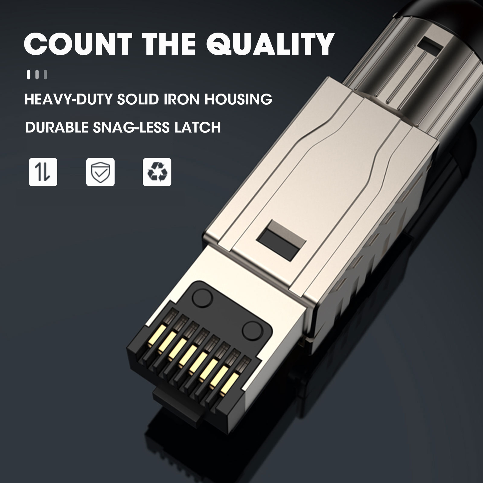 ZoeRax 2-Pack RJ45 Connectors  - огляд і ціна Rj45 Jack