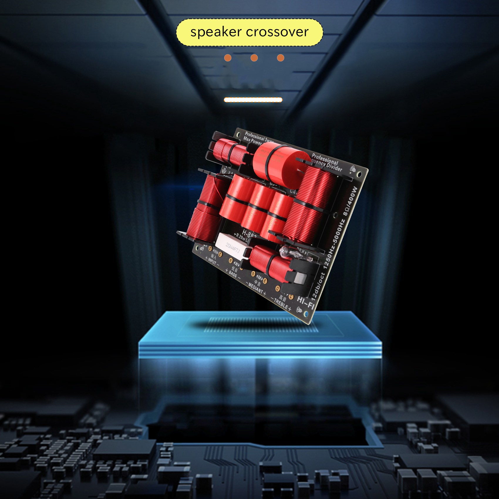 Excellent-400W 3 Way Crossover - огляд і ціна Speaker Crossover