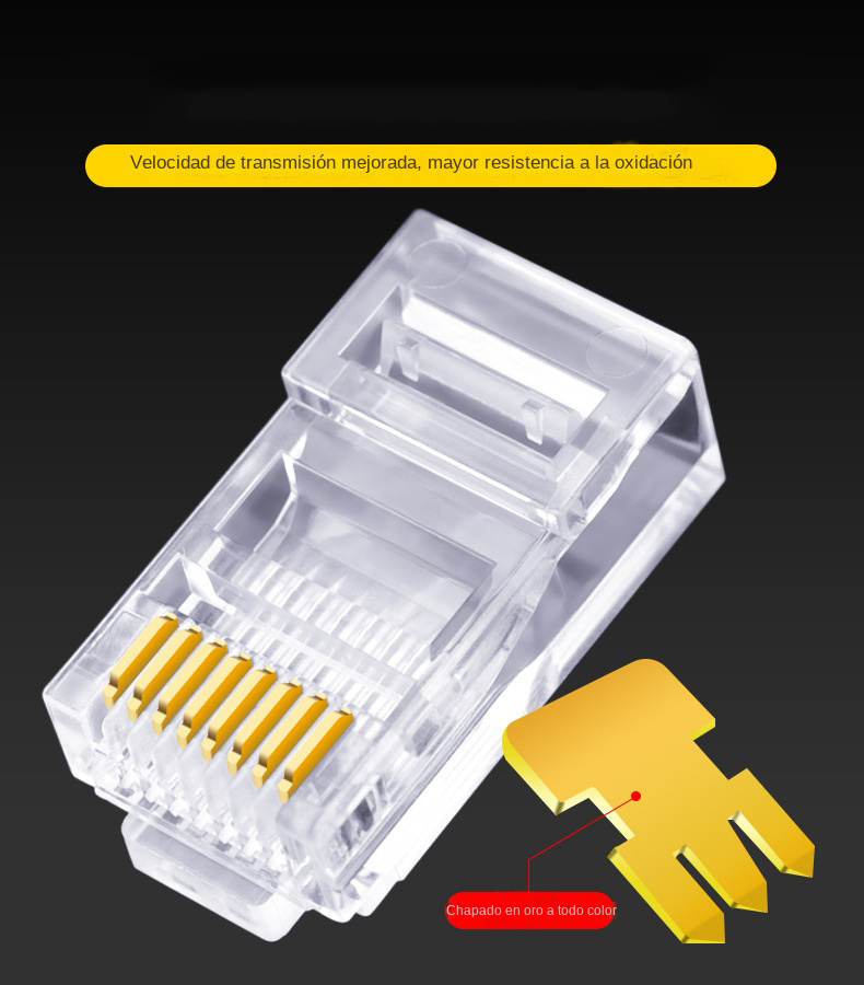 100pcs RJ45 Cat6 Cat5e Pass Th - огляд і ціна Rj45 Jack