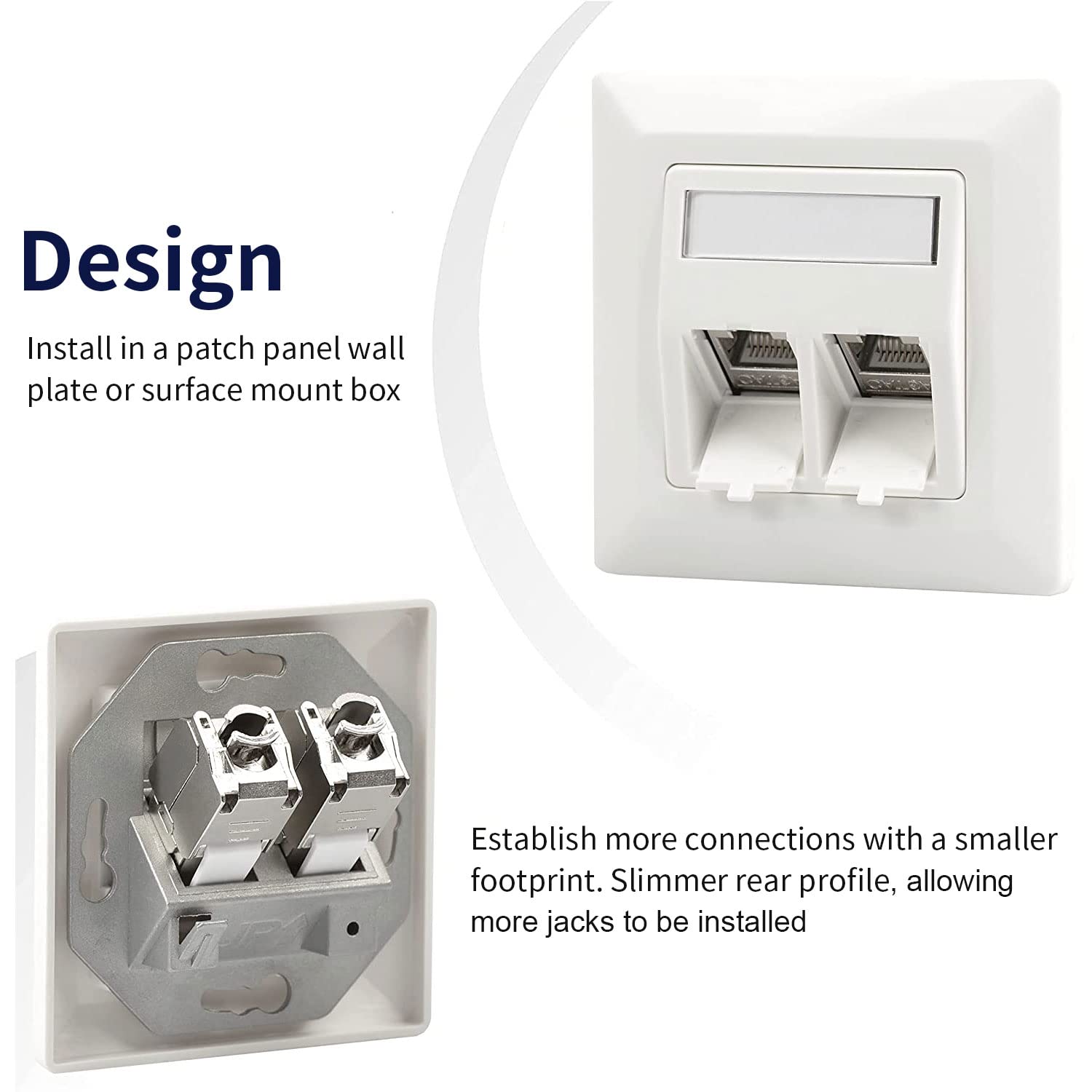 ZOERAX Cat6a Cat7 Keystone Jac - огляд і ціна Rj45 Jack