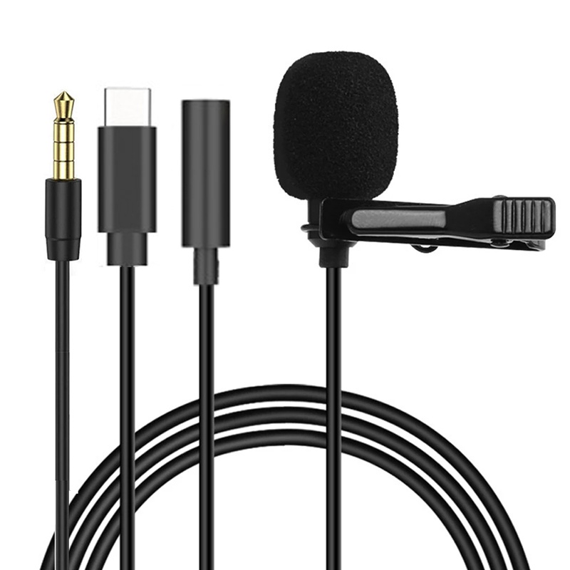 1.5m Mini Portable Lavalier Mi - огляд і ціна Microphone Capsule