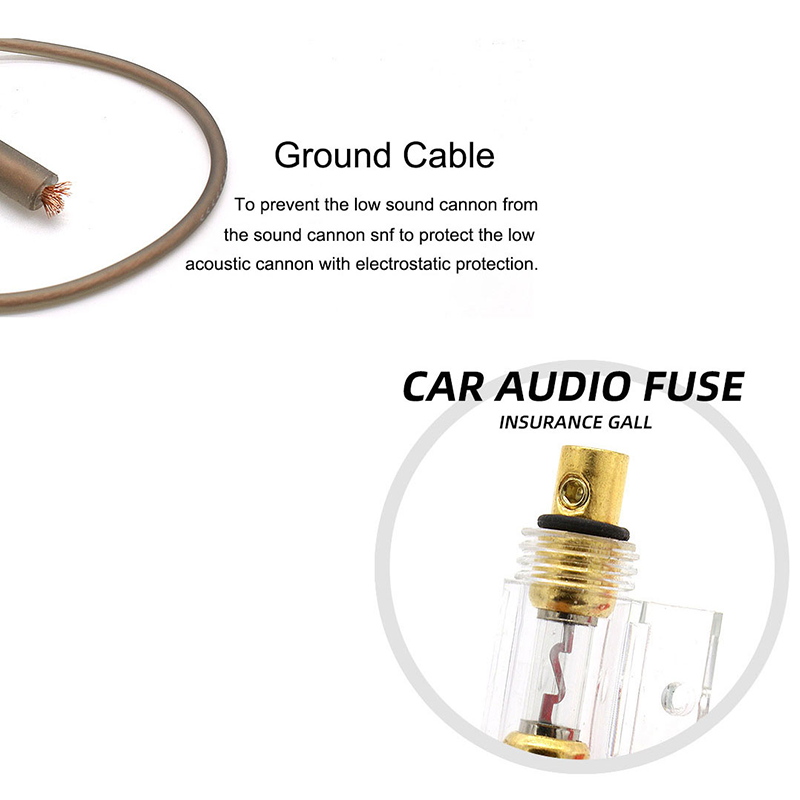 1200W Car Audio Wiring Kit 10G - огляд і ціна Audio Jumper Wire